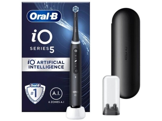 Braun Oral-B iO Series 5 Elektrisk Tannbørste Matt Svart Braun Oral-B iO Series 5 Elektrisk Tannbørste Matt Svart