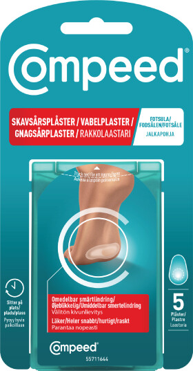 Compeed Gnagsårplaster Fotsåle 5 stk.