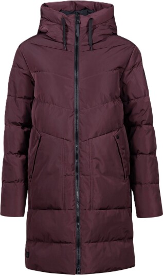 Halti Women's Linjat Puffer Parka Fudge Maroon Red 40 Halti Women's Linjat Puffer Parka Fudge Maroon Red 40