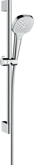 Hansgrohe Croma Select E Dusjsett Vario 65 cm, EcoSmart, Hvit/Krom Hansgrohe Croma Select E Dusjsett Vario 65 cm, EcoSmart, Hvit/Krom