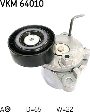 Strammehjul, kilerem SKF VKM 64010