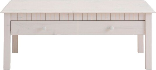 Loft24Salongbord Lisa 2 skufferHvitSofabord