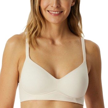 Schiesser BH Unique Cotton Soft Bra Krem bomull A 90 Dame Schiesser BH Unique Cotton Soft Bra Krem bomull A 90 Dame