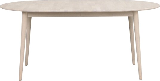Rowico Home Tyler Spisebord m. Tilleggsplate - Hvitoljet Eik, 170x105 1697788-01-0 1605277-01-0