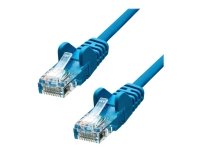 ProXtend - Koblingskabel - RJ-45 (hann) til RJ-45 (hann) - 20 m - UTP - CAT 5e - formstøpt, uten hindringer - blå
