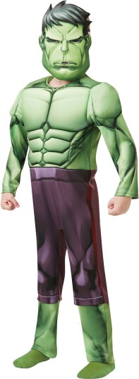 Marvel Avengers Deluxe Kostyme Hulken 5-6 år Marvel Avengers Deluxe Kostyme Hulken 5-6 år