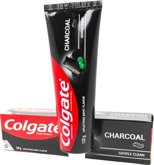 Colgate Charcoal Gentle Clean Tannkrem 120 g - Effektiv rengjøring med aktivt kull og frisk mintsmak