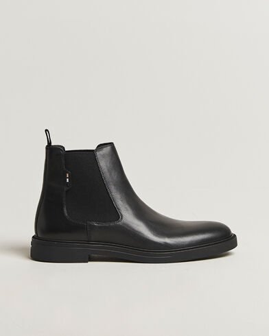 Hugo Boss Boss BLACK Calev Leather Chelsea Boot Black