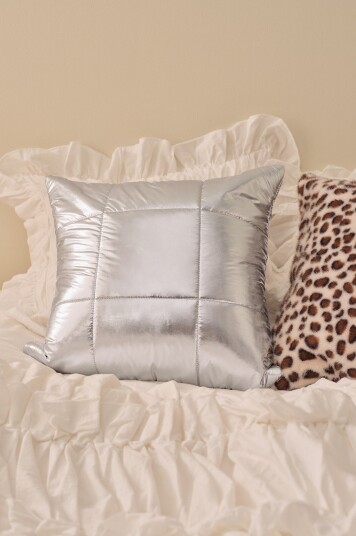 Ellos Home Putetrekk Tuva Li 50x50 cm Sølv