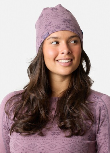 Swedemount Idre Wool Beanie Pale Mauve Onesize Luer