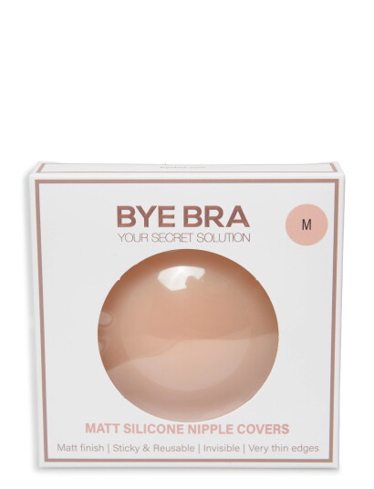 Bye Bra Matt Silicone Nipple Covers Beige M Bye Bra Matt Silicone Nipple Covers Beige M