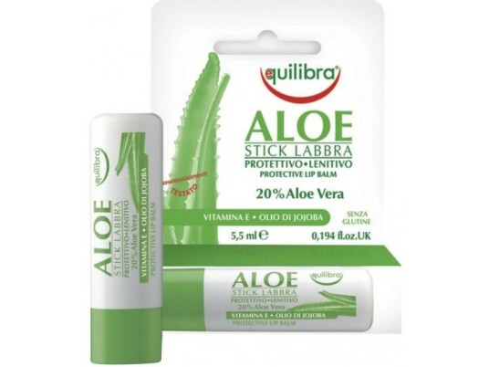 Equilibra Aloe Protezione Naturale Stick Lips Beskyttende Lip Balm Aloe Leppestift