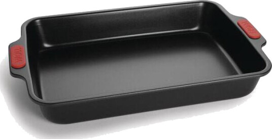 Woll - Bake It langpanne 33 x 23 cm svart/rød Woll - Bake It langpanne 33 x 23 cm svart/rød