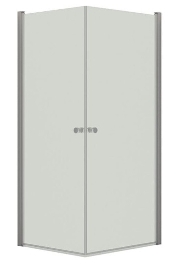 Dansani Match A+A Dusjhjørne Rett Sateng / 80x90cm Klart Glass