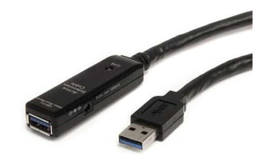 StarTech.com USB3Aaext5M USB-kabel 5 M USB 3.2 Gen 1 (3.1 Gen 1) USB A, svart