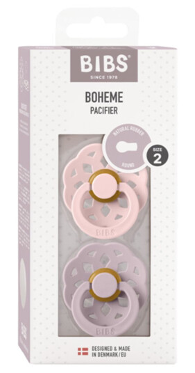 BIBS Smokk Boheme 2 PACK Latex Blossom/Dusky Lilac