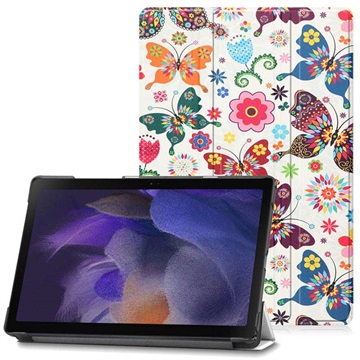 Tri Fold Series Samsung Galaxy Tab A8 10.5 (2021) Folio etui Sommerfugler
