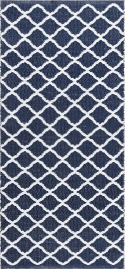 Plastteppe Hilma Wave 70x300 cm Blå