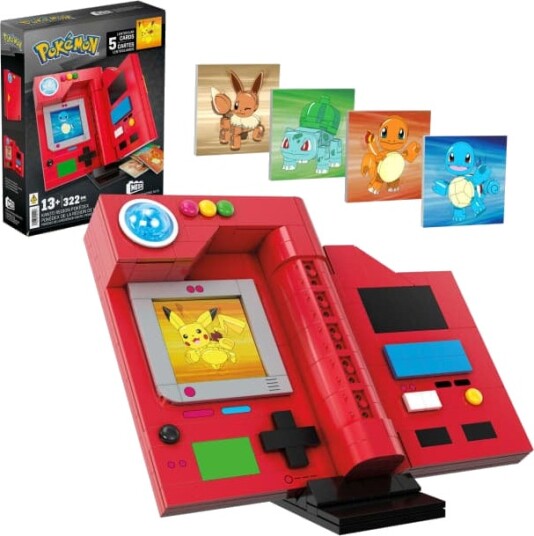 Mega Pokemon Kanto-regionen Pokedex byggesett med 322 klosser