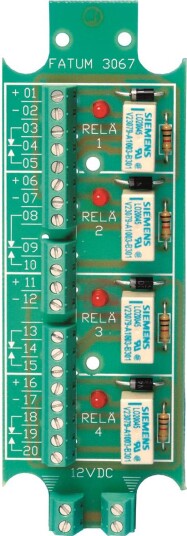 Alarmtech 3067.03 Reléklemme 4 relé 12 DC LSA Plus Installasjonsmaterial Alarmtech 3067.03 Reléklemme 4 relé 12 DC LSA Plus Installasjonsmaterial