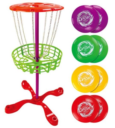 Amo Toys As Disc Golf Sett med 4 x 2 Frisbee