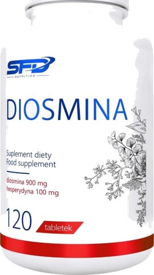 Diosmin og hesperidin 450/50 mg per tablett – 120 tabletter