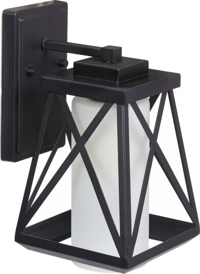 Utendørs Vegglampe Sort