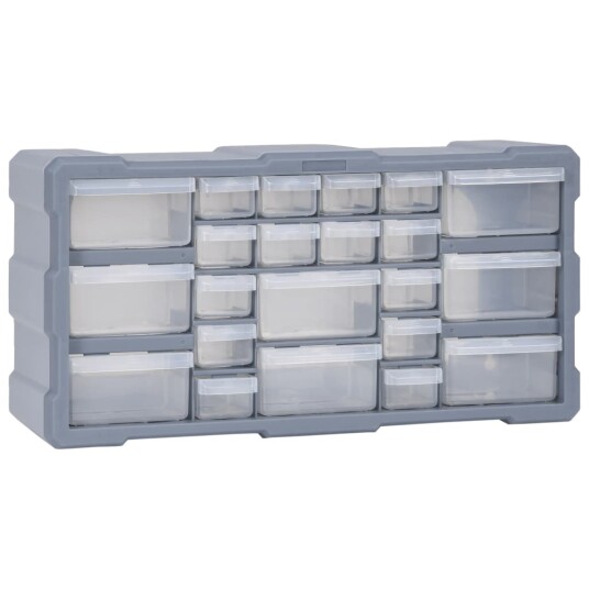 Sortimentskap med 22 skuffer 49x16x25,5 cm Sortimentskap med 22 skuffer 49x16x25,5 cm