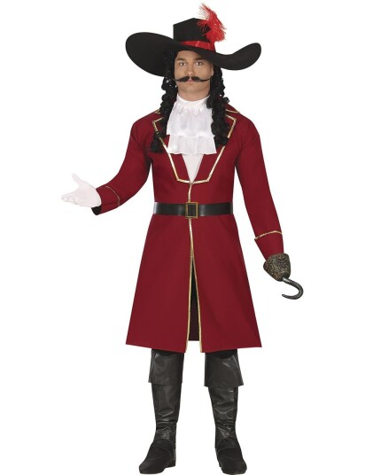 Fiestas Guirca Captain Hook Inspirert Herrekostyme L