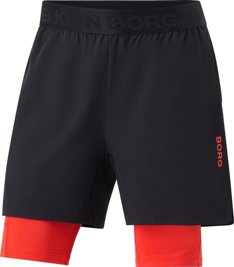 Björn Borg Treningsshorts Borg 2 IN 1 Svart Björn Borg Treningsshorts Borg 2 IN 1 Svart