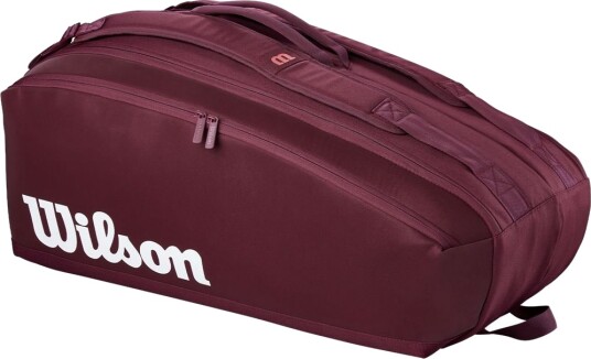 Wilson Redline V1 Racket Bag 9Pk Red Tennis bager Wilson Redline V1 Racket Bag 9Pk Red Tennis bager