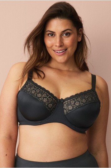 Ellos Plus Collection Spile BH Minimizer Carla Svart
