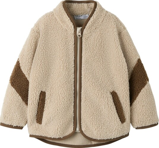 Name It Nmmorias Nerg Teddy Jacket   ISLAND FOSSIL   116