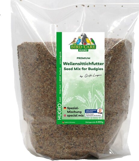 Hugro Undulatfôr Super 2 X 4 kg