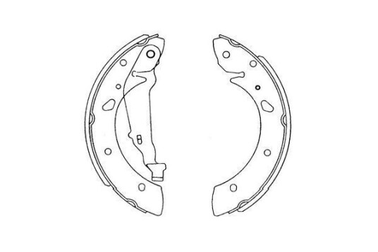Bremsesko sett KAVO PARTS KBS 9915