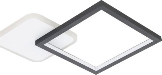 Eglo Gafares Tak 330X330 2100Lm 3000 6500K Hvit/Sort