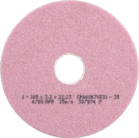 Slipeskive 105x3,2x22,2mm CRA60K7VE01-35 Kjedesliping Slipeskive 105x3,2x22,2mm CRA60K7VE01-35 Kjedesliping