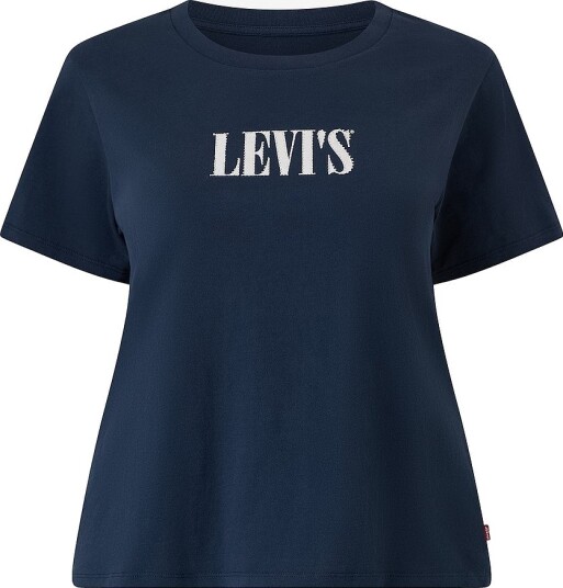 Levi's Plus   T skjorte Pl Perfect Tee   Blå