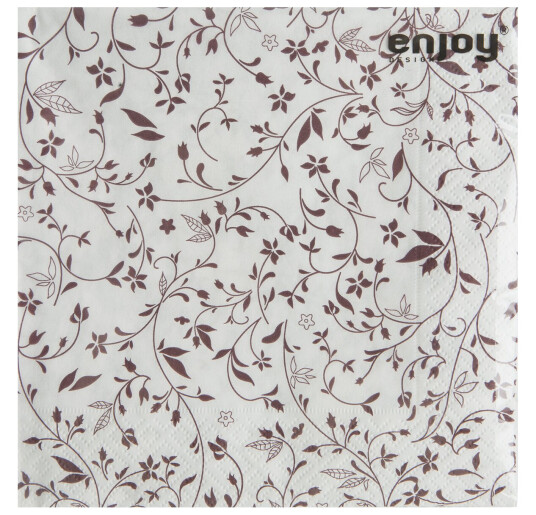Enjoy Design Serviett Enjoy Småblomster 20 pk burgunder