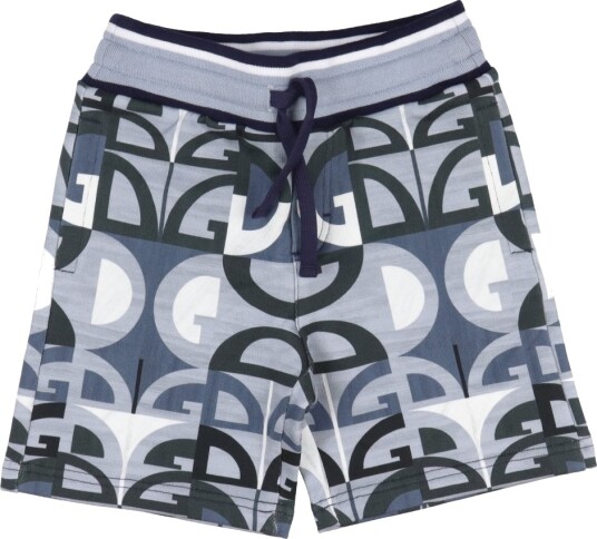 Dolce & Gabbana Shorts Grå/blå m. Logoer Dolce & Gabbana 4 år 104 Shorts