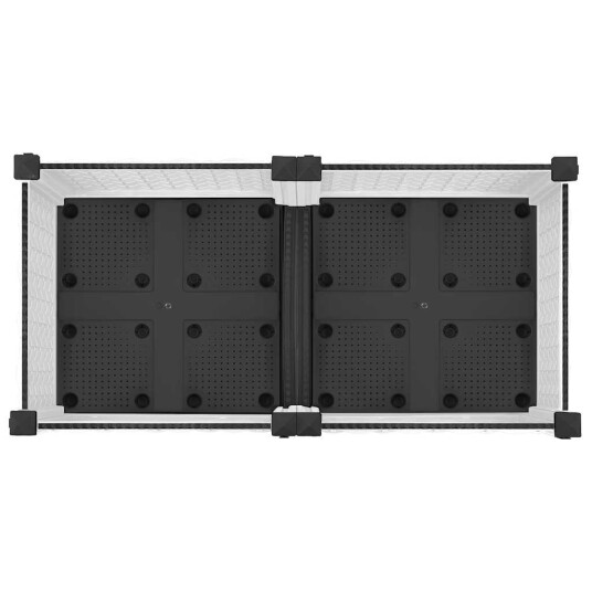 vidaXL Høybed 80x40x71 cm polypropylen