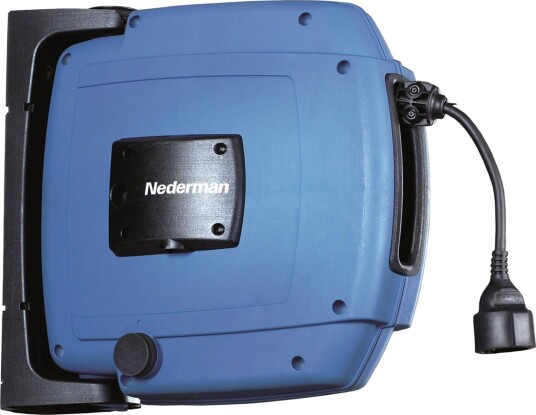 Nederman Kabeltrommel vegg C20 12m 3G1.5 1 fase