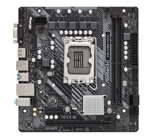 ASRock H610M-HVS - Intel H610 - Intel LGA1700 socket - DDR4 RAM - Micro-ATX ASRock H610M-HVS - Intel H610 - Intel LGA1700 socket - DDR4 RAM - Micro-ATX