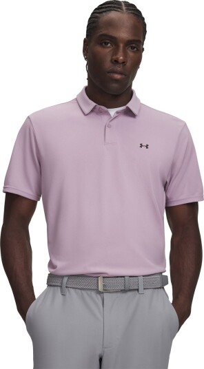 Under Armour Piké T2G Pique Polo Golf pologenser herre Mauve Pink (698) Large Under Armour Piké T2G Pique Polo Golf pologenser herre Mauve Pink (698) Large