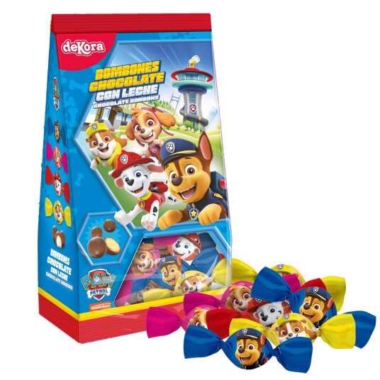 Paw Patrol Sjokoladekuler Med Krem 100g Paw Patrol Sjokoladekuler Med Krem 100g