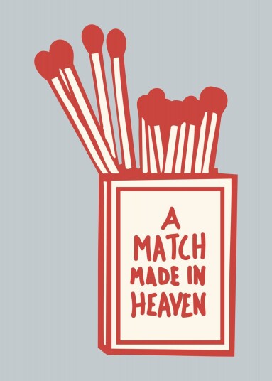 Namly Design Poster A Match Made in Heaven POSTERQAGL3W Namly Design Poster A Match Made in Heaven POSTERQAGL3W