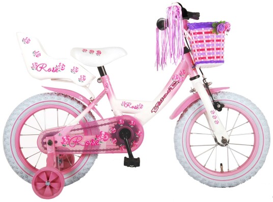 Volare Volare 14" Rose w. Dollcarrier Pink/white 81403