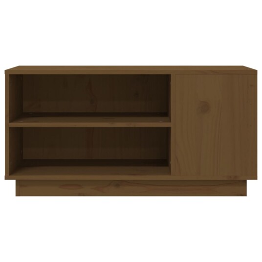 vidaXL TV-benk honningbrun 80x35x40,5 cm heltre furu vidaXL TV-benk honningbrun 80x35x40,5 cm heltre furu