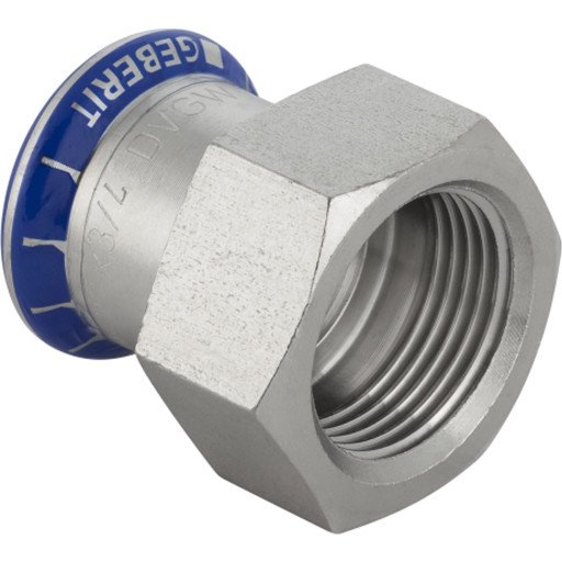 Geberit 54mm Rustfri Overgangsmuffe for Vann