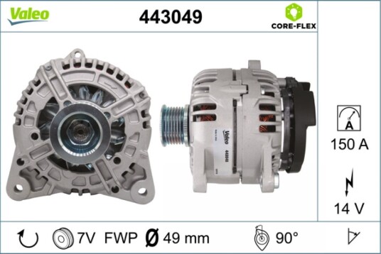 Dynamo VALEO 443049